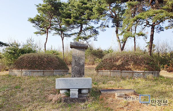 (도1) 신암에 있는 김구의 묘소.